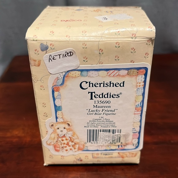 Cherished Teddies "Maureen" Lucky Friend Figurine - Picture 2 of 16